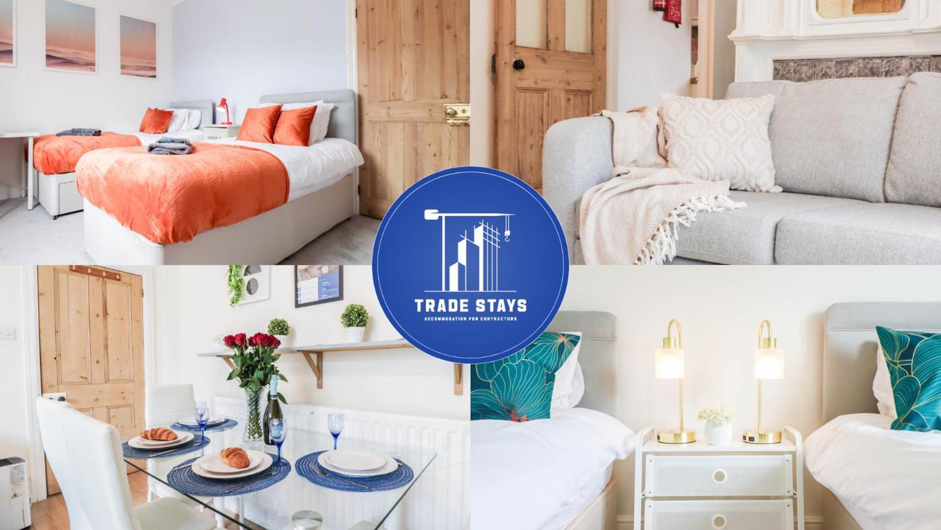 Apartment Recently Redecorated 4-bedroom With Free Wifi Portsmouth