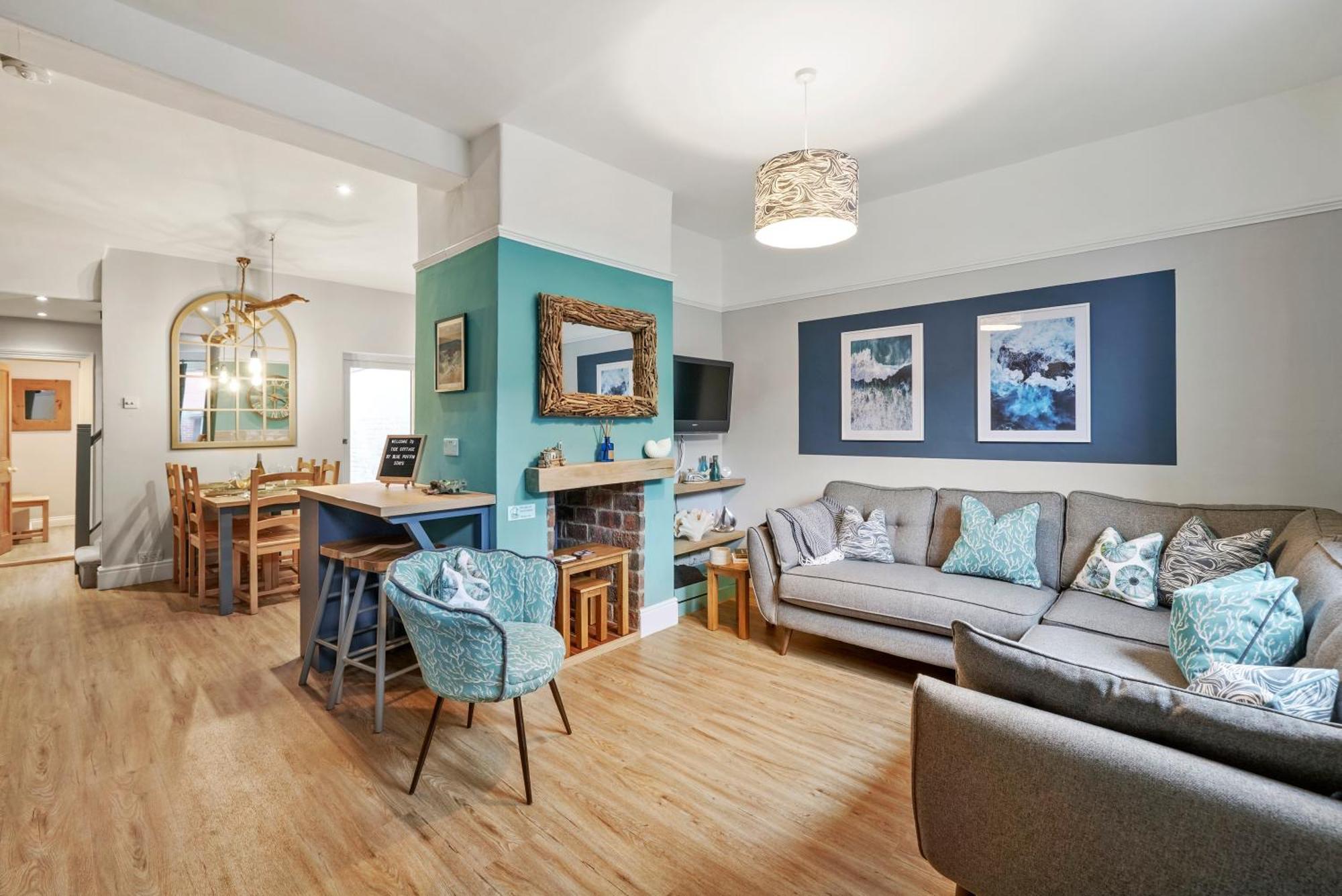 Blue Puffin Stays: Spacious 3-bed Townhouse With Free Parking Casa de férias