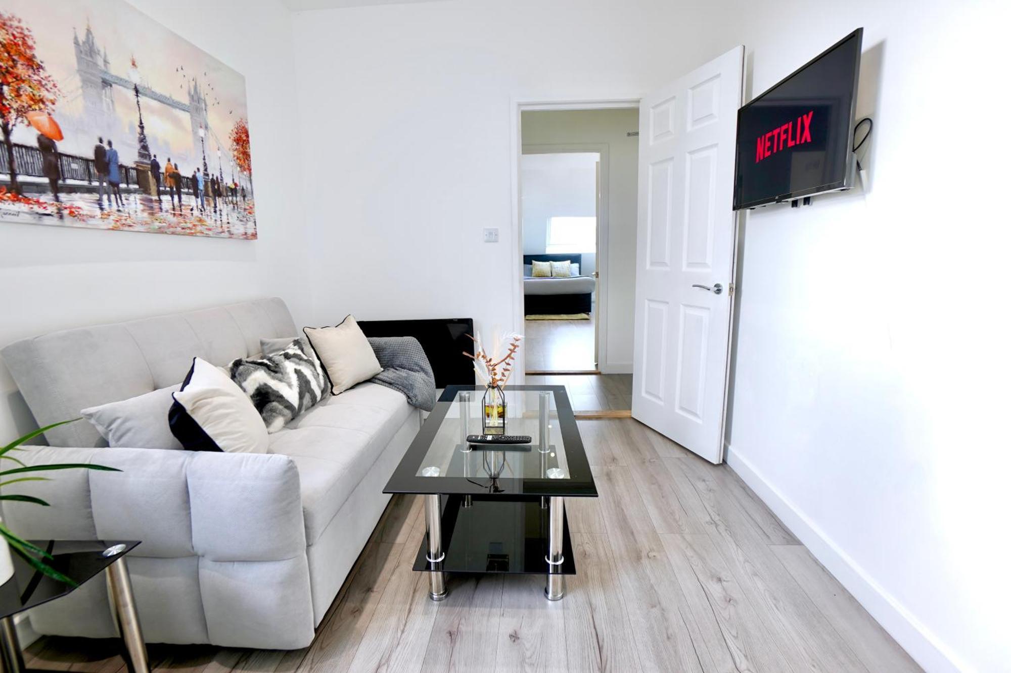 Apartment Ground Floor 2 Bedroom Southsea - Free Parking Portsmouth